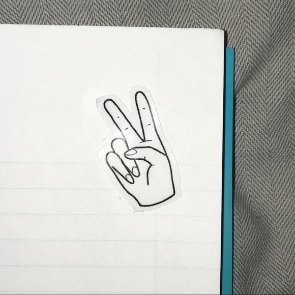 Small Custom Peace Sign Stickers - Picture 2 of 2